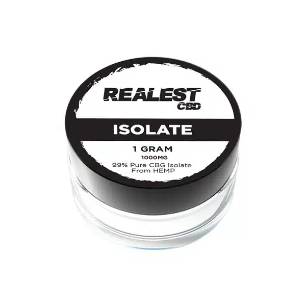 Realest CBD CBG Isolate 1mg 1000mg